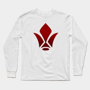 Red Flower Long Sleeve T-Shirt